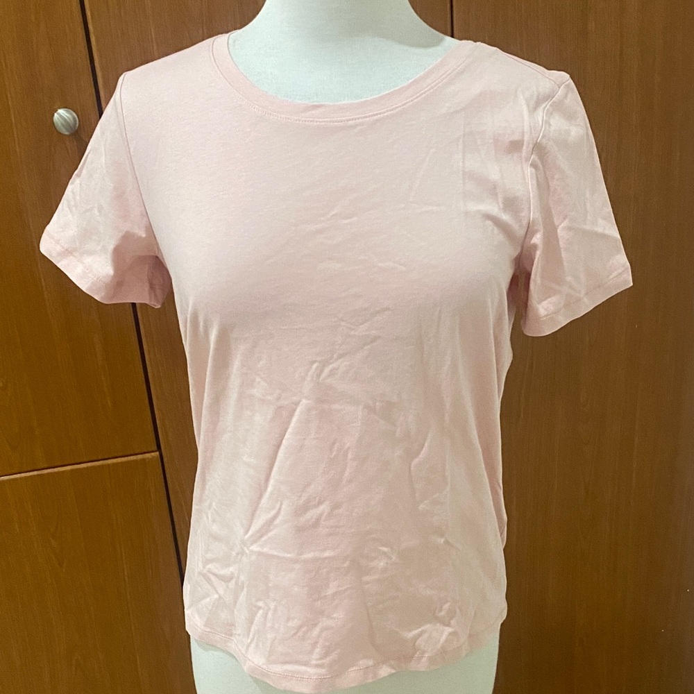 Jenni intimates Light Pink Short Sleeve Crewneck Tee
